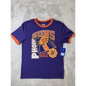 Phoenix Suns NBA Ultra Game Retro 70’s Show Graphic T-Shirt Purple Men’s Medium